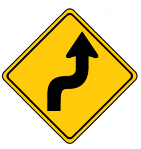 Trubicars Reverse curve ahead