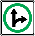 Trubicars Go straight or right turn only